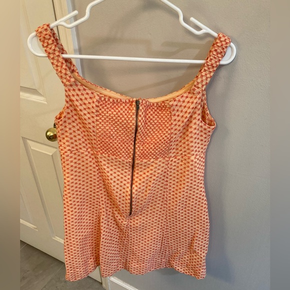 Free People Berry Kiss Mini Dress Peach Size large - Picture 3 of 7